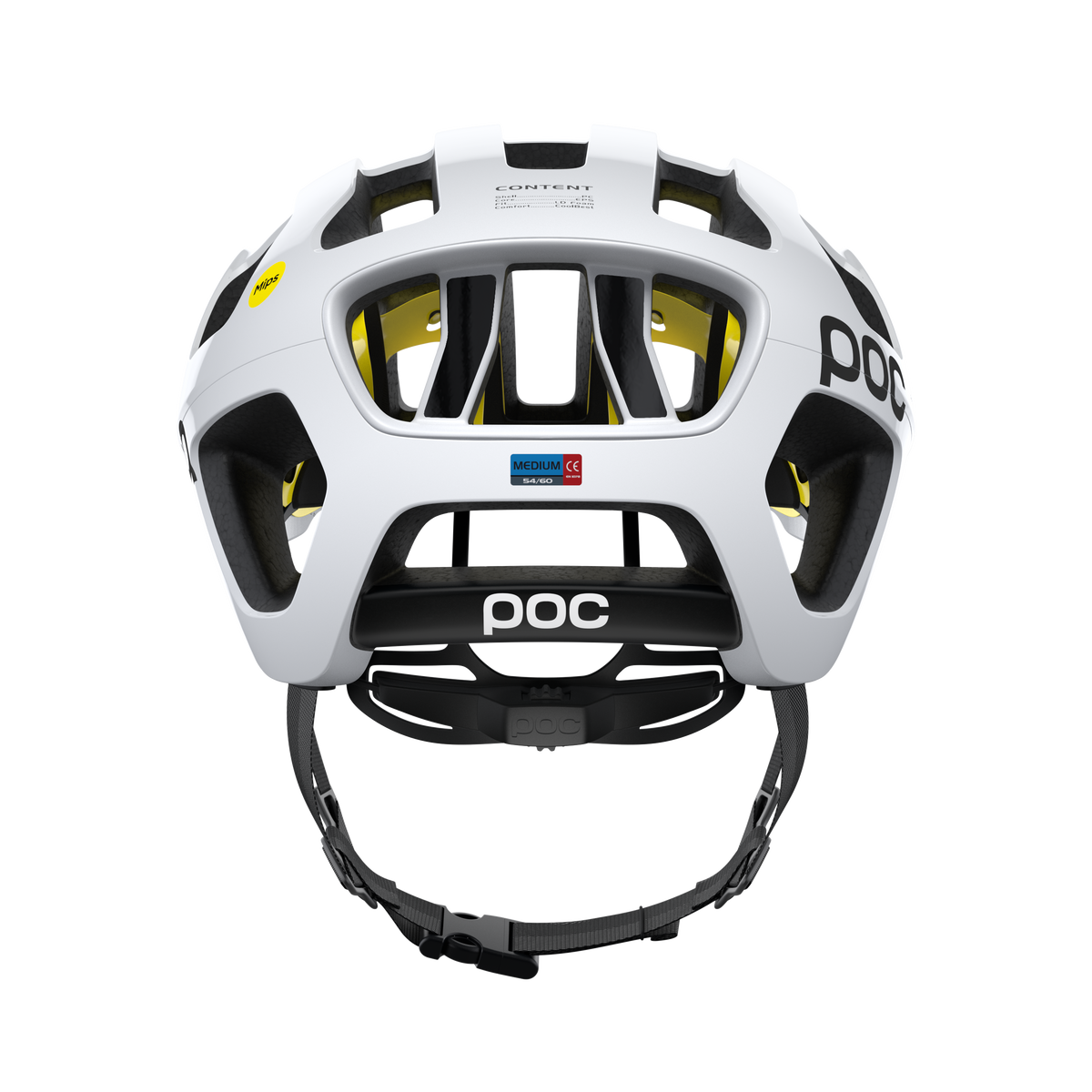 POC Octal MIPS Road Cycling Helmet (Hydrogen White)