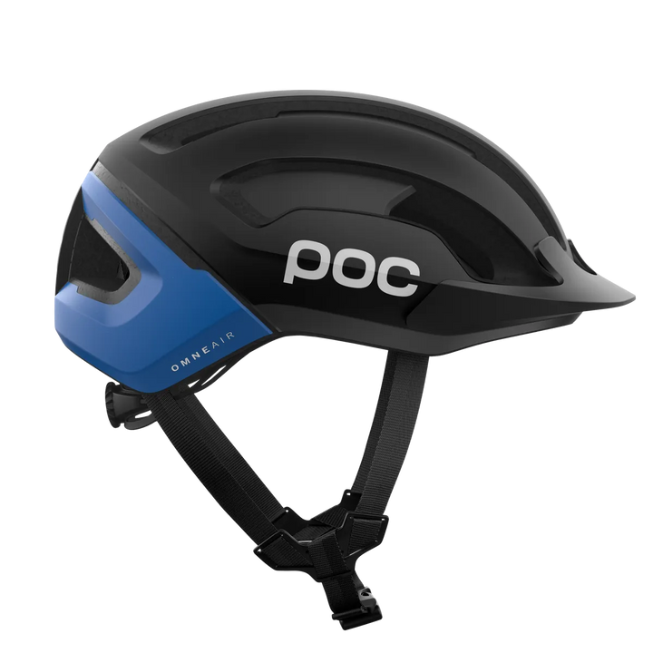 POC Omne Air Resistance Road Cycling Helmet (Uranium Black/Opal Blue)