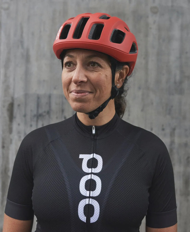 POC Ventral Air Road Cycling Helmet (Prismane Red Matt)