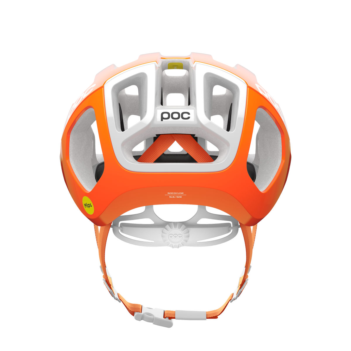 POC Ventral Air Road Cycling Helmet (Fluorescent Orange AVIP)