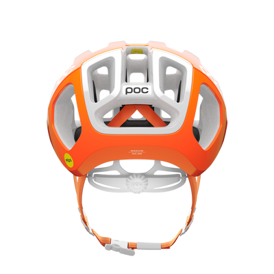 POC Ventral Air Road Cycling Helmet (Fluorescent Orange AVIP)
