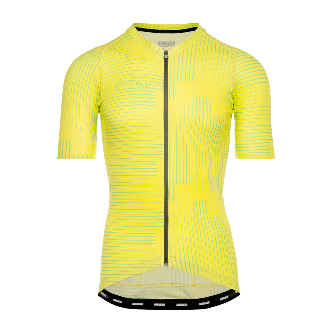 Bioracer Spitfire Warp Mens Cycling Jersey (Citron Yellow)