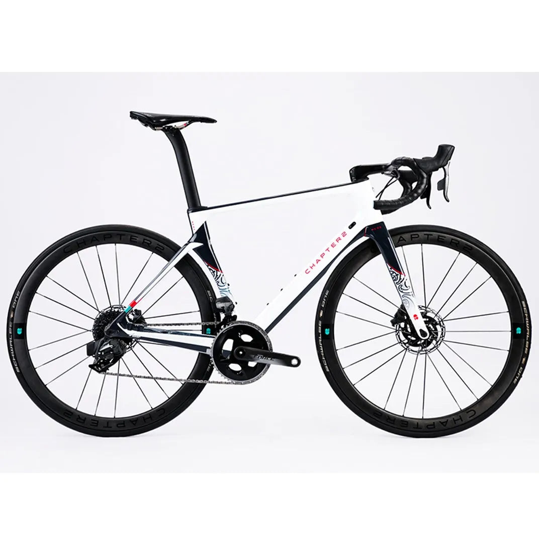 Chapter2 Rere Aero Road Disc Brake Frameset (White/Blue)