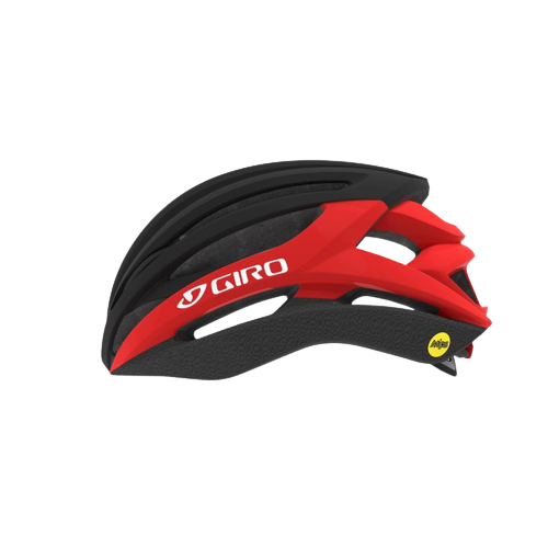 Giro Syntax MIPS Road Cycling Helmet (Matte Black/Bright Red)