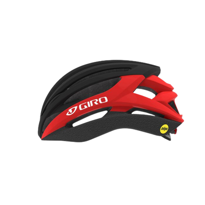 Giro Syntax MIPS Road Cycling Helmet (Matte Black/Bright Red)