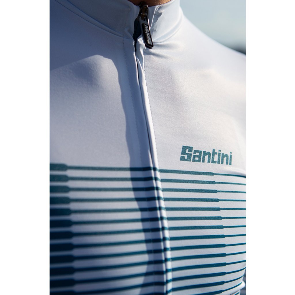 Santini Tono Freccia Mens Cycling Jersey (Silver Bullet)
