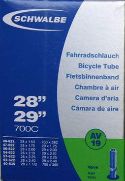 Schwalbe AV19 29x1.75-2.4 40mm Schrader MTB Tube