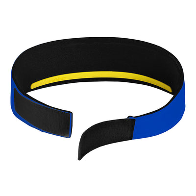 Halo V-Velcro Adjustable Headband (Royal Blue) (2” Wide)