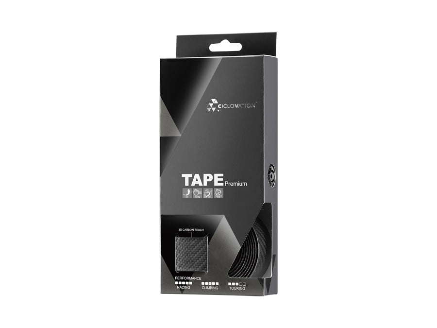 Ciclovation 3D Carbon Touch Premium Bar Tape (Black)