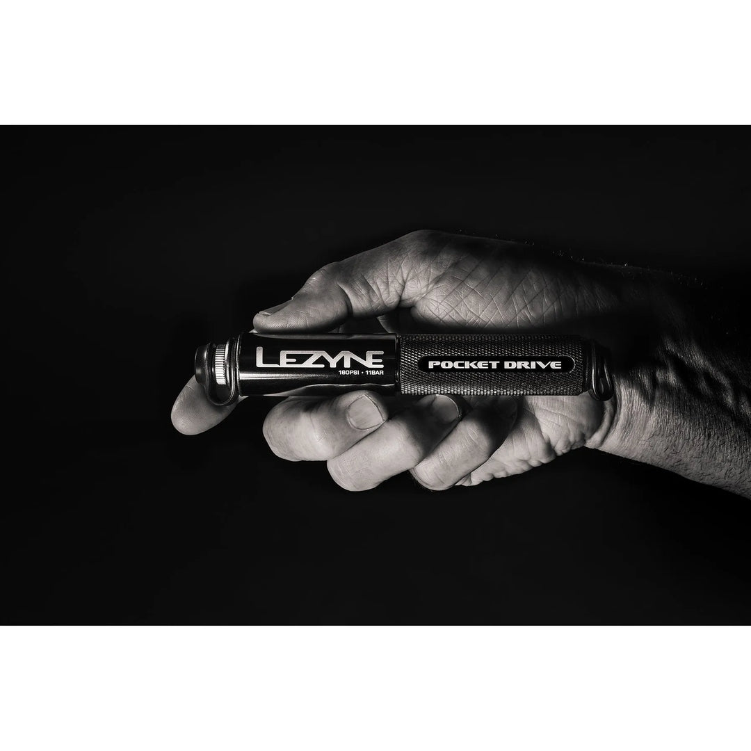 Lezyne Pocket Drive Compact Hand Pump (Black)