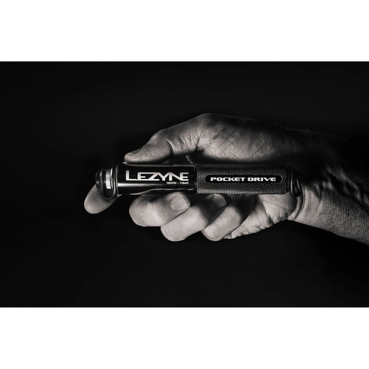 Lezyne Pocket Drive Compact Hand Pump (Black)