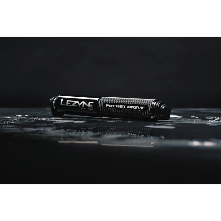 Lezyne Pocket Drive Compact Hand Pump (Black)