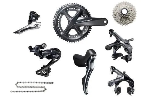 Shimano Ultegra R8000 Rim Brake Road Groupset - 50/34 11/32