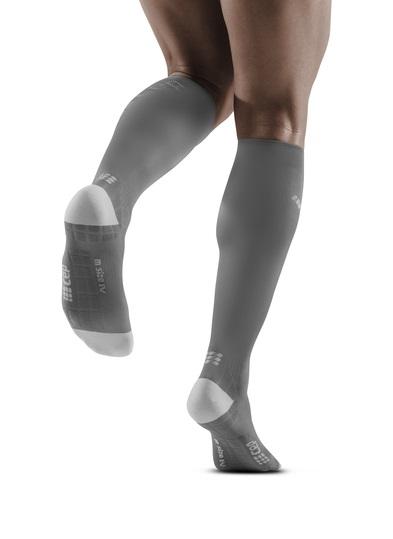 CEP Ultralight Tall Mens Compression Socks (Grey/Light Grey)