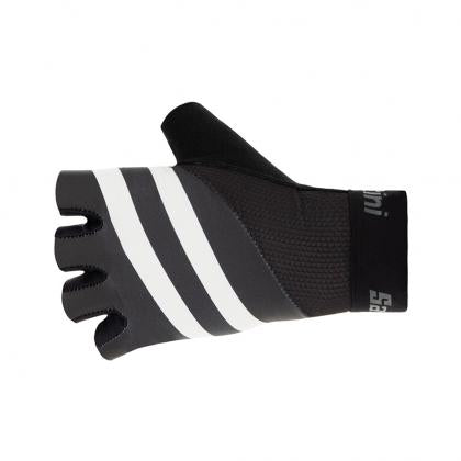 Santini Bengal Gel Unisex Cycling Gloves (Black)