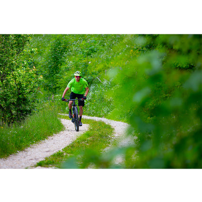 Santini Selva Mens MTB Cycling Shorts (Black/Fluo Green)