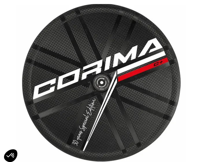 Corima Disc C+ WS Carbon Rim Brake Wheel - Shimano/Sram (Black/White Decals)
