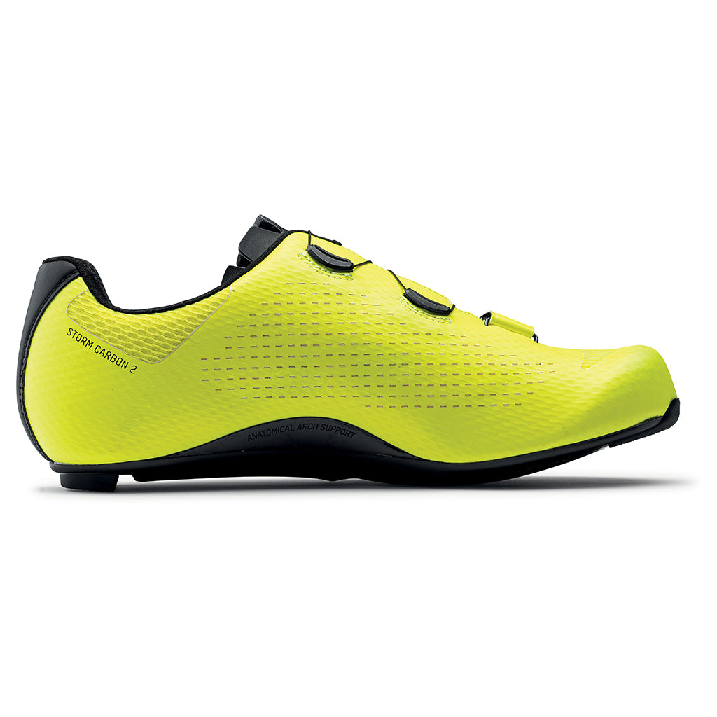 Northwave  Storm Carbon 2 Road Cycling Shoes (Yellow Fluo/ Black)