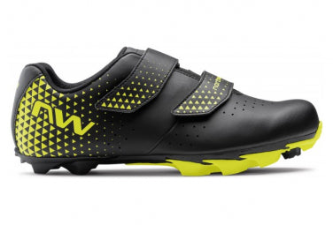 Northwave Spike 3 MTB Cycling Shoes (Black/Yellow Fluo)