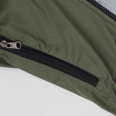 Baisky Double zipper Men Wind Vest (Army Green)