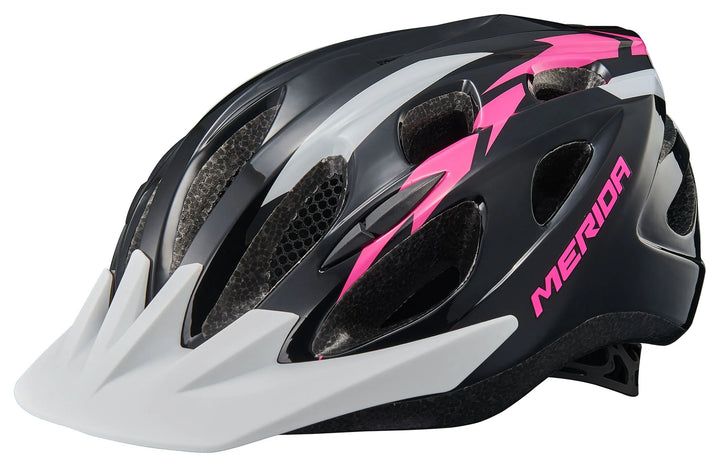 Merida Shadow Road Cycling Helmet (Black/White/Pink)