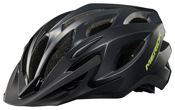 Merida Charger KJ201 Road Cycling Helmet (Black/Yellow)