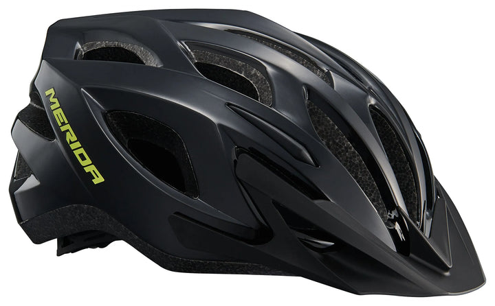 Merida Charger KJ201 Road Cycling Helmet (Black/Yellow)