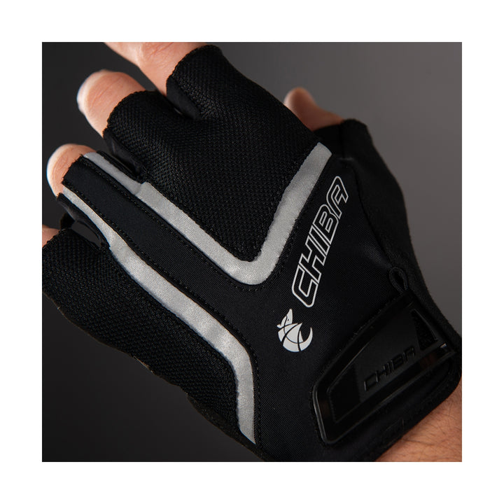 Chiba Gel Air Reflex Mens Cycling Gloves (Black)