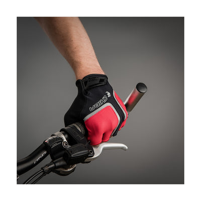 Chiba Gel Air Reflex Mens Cycling Gloves (Red)
