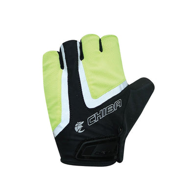 Chiba Gel Air Reflex Mens Cycling Gloves (Neon Yellow)