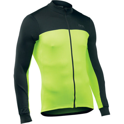 Northwave Force 2 Jersey Mens Cycling (Black/Yellow Fluo)
