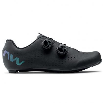 Northwave Revolution 3 Road Cycling Shoes (Black/Iridescent)
