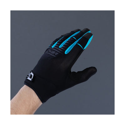 Chiba Blade Mens Cycling Gloves (Black/Turquoise)
