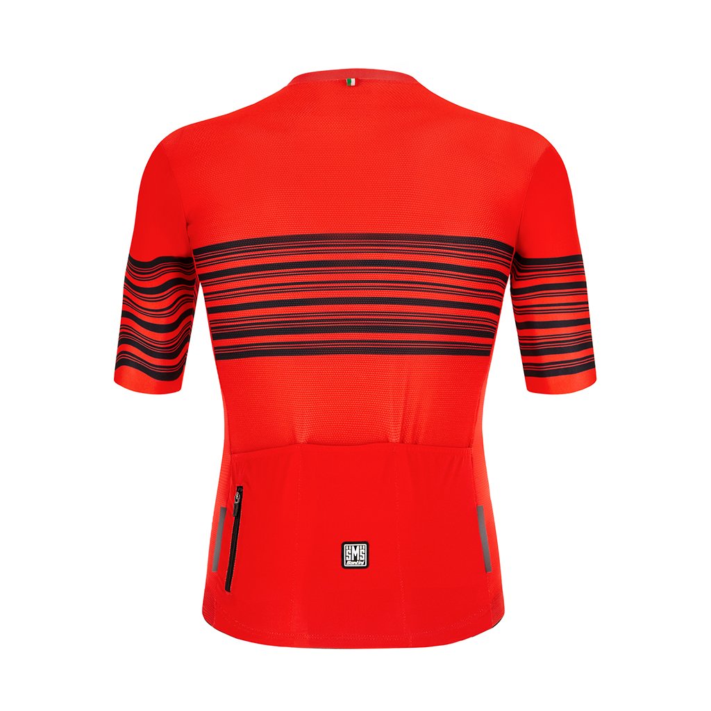 Santini Tono Profilo Mens Cycling Jersey (Red)