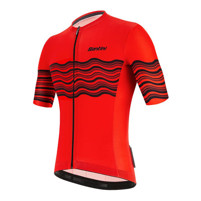 Santini Tono Profilo Mens Cycling Jersey (Red)