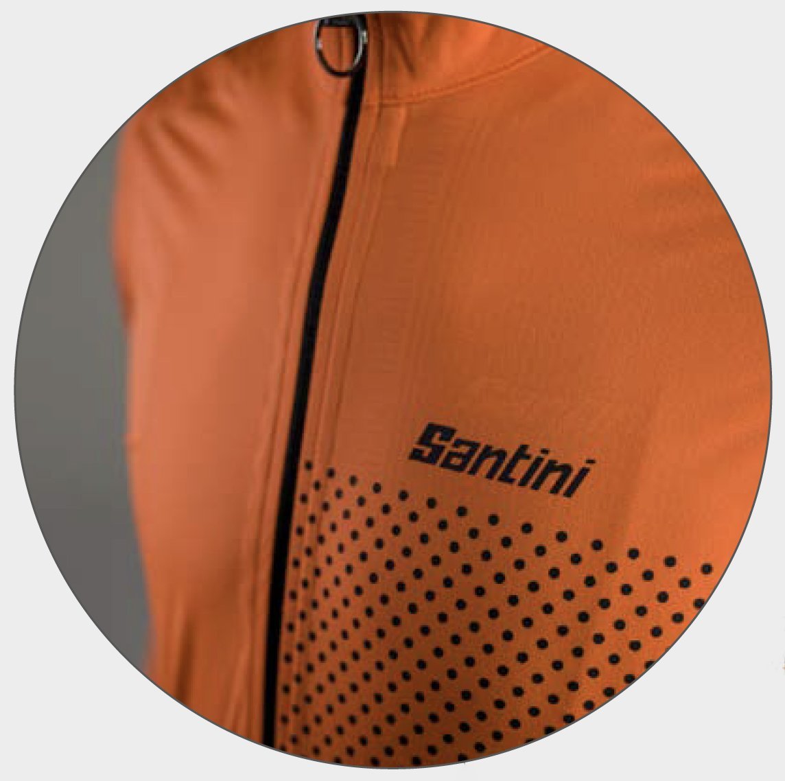 Santini Guard Nimbus Rain Jacket (Flashy Orange)