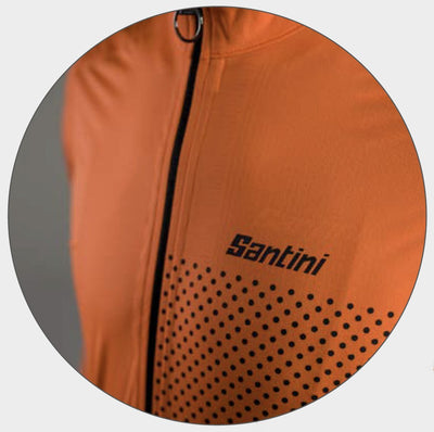 Santini Guard Nimbus Rain Jacket (Flashy Orange)