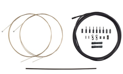 Jagwire 2X Pro Shift DIY Derailleur Cable Kit (Black)