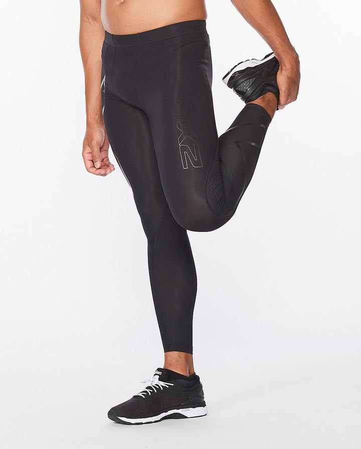 2XU Core Mens Compression Tights (Black/Nero) - BUMSONTHESADDLE