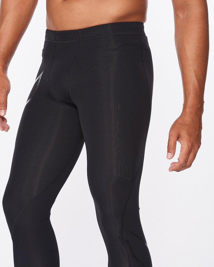 2XU Core Mens Compression Tights (Black/Nero) - BUMSONTHESADDLE