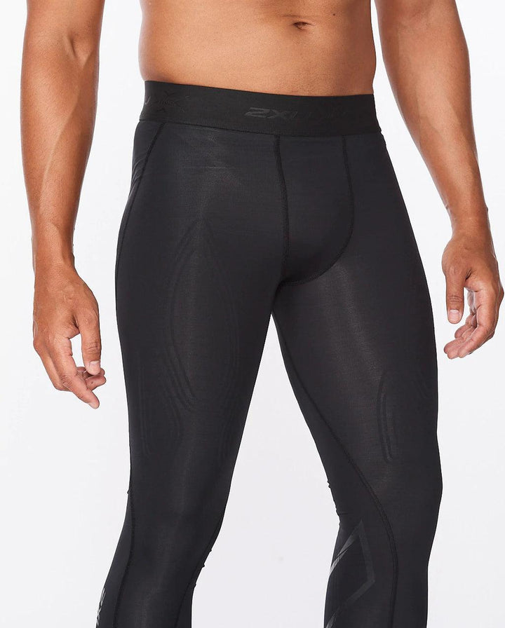 2XU MCS X Training Mens Compression Tights (Black/Nero) - BUMSONTHESADDLE