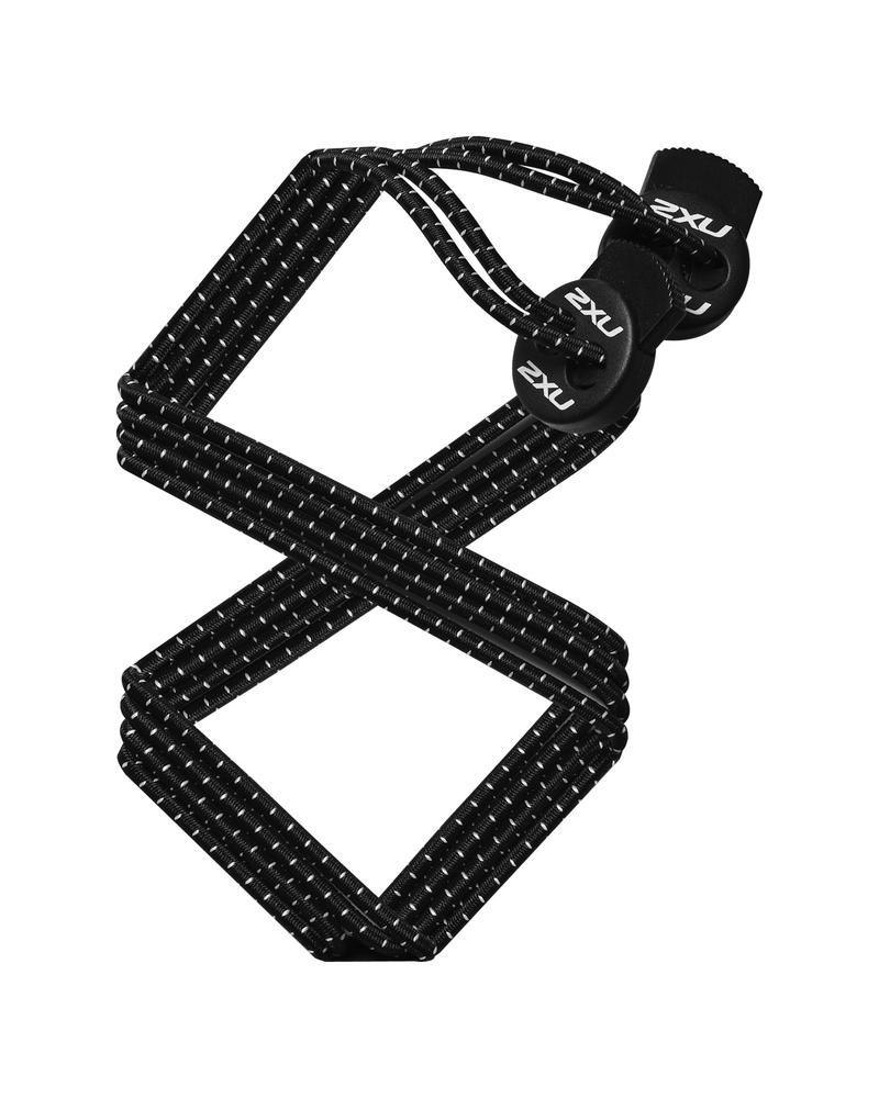 2XU Performance Locked Laces (Black) - BUMSONTHESADDLE