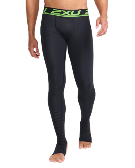 2XU Power Recovery Mens Compression Tights (Black/Nero) - BUMSONTHESADDLE