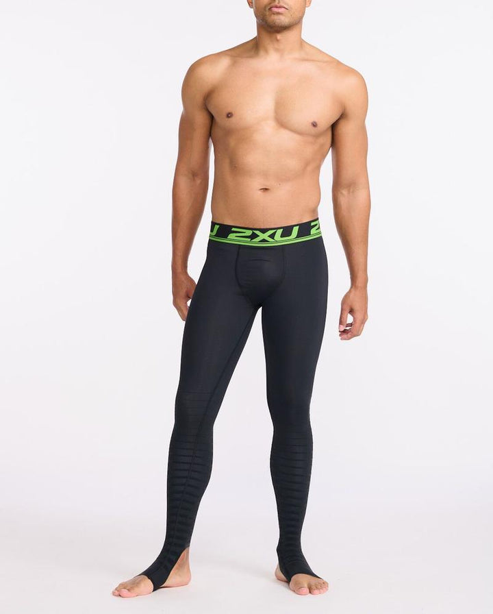 2XU Power Recovery Mens Compression Tights (Black/Nero) - BUMSONTHESADDLE