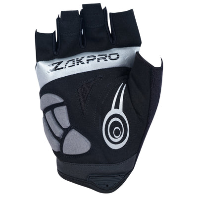 Zakpro Hybrid Mens Cycling Gloves (Black)