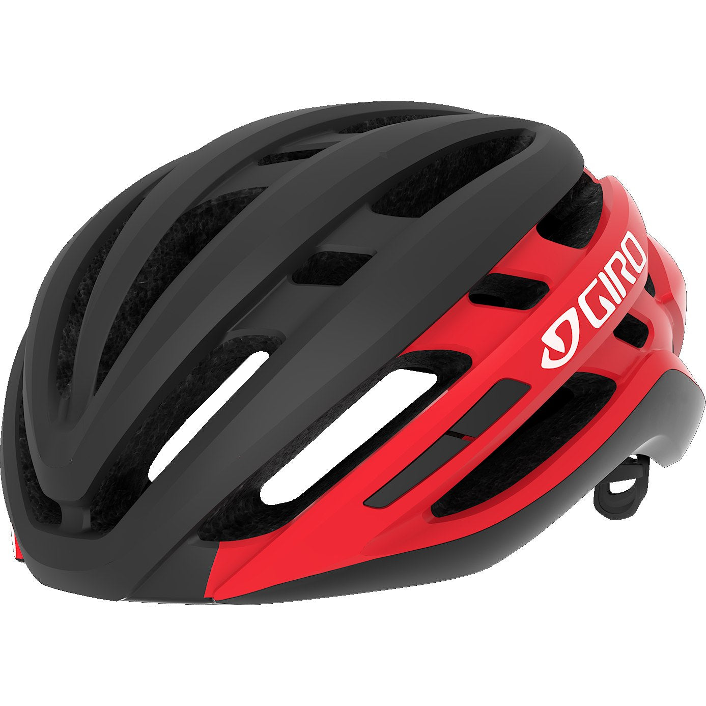Giro Agilis MIPS Road Cycling Helmet (Matte Black/Bright Red)