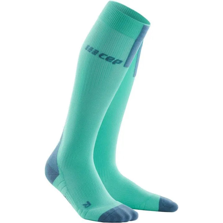 CEP Compression Run 3.0 Tall Women's Compression Socks (Mint/Grey)
