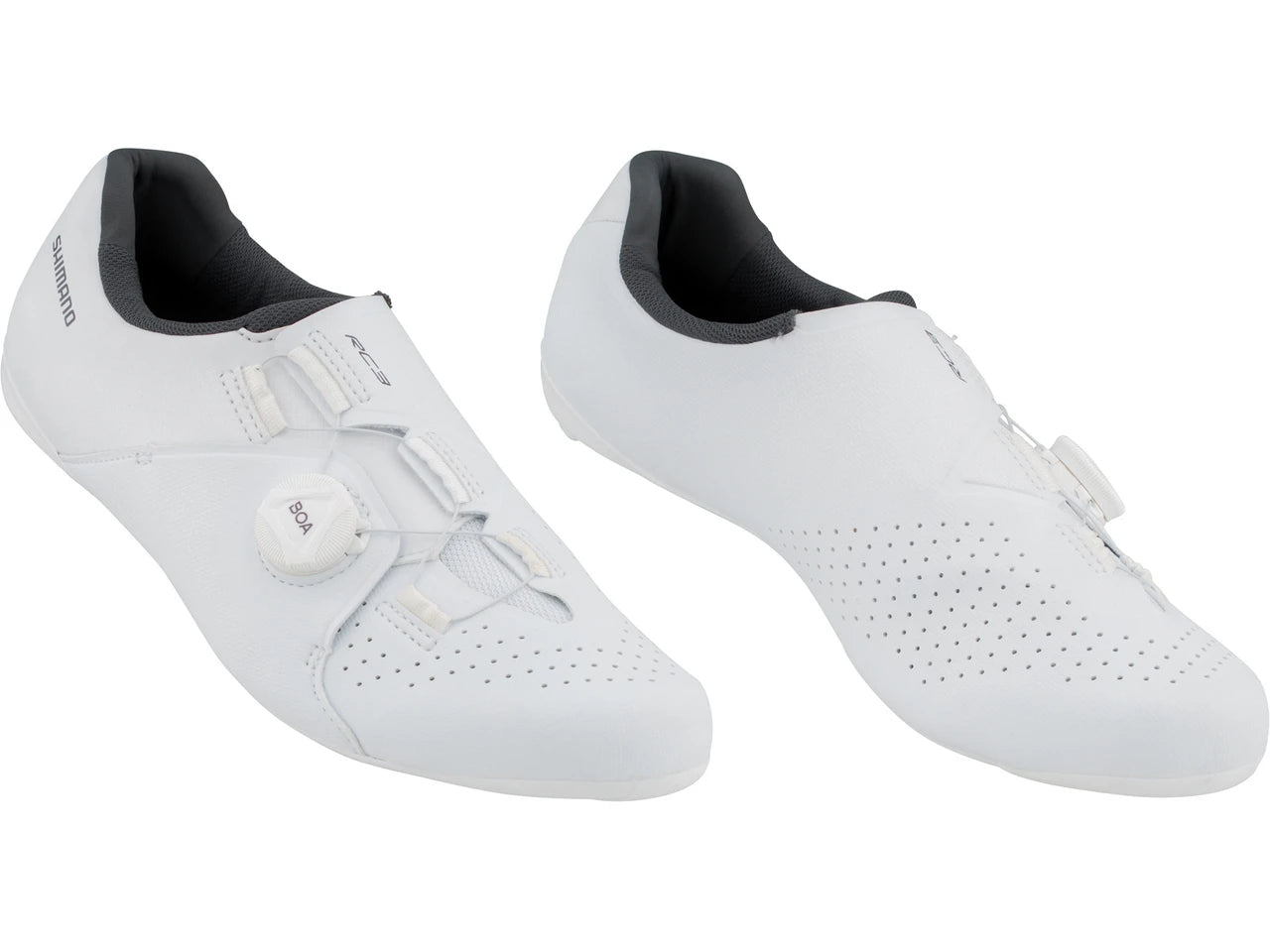 Shimano SH-RC300 Wide Road Cycling Shoes (White)