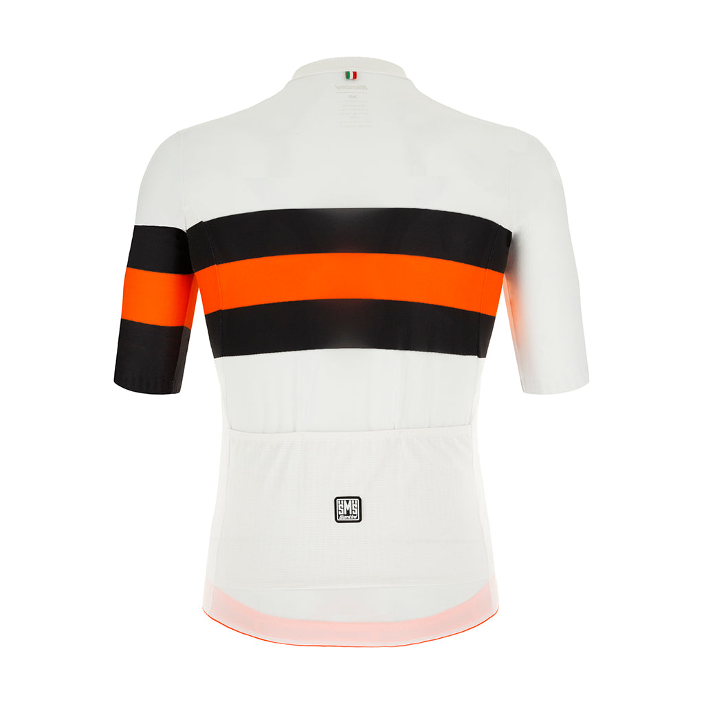 Santini Eco Sleek Bengal Mens Cycling Jersey (White)