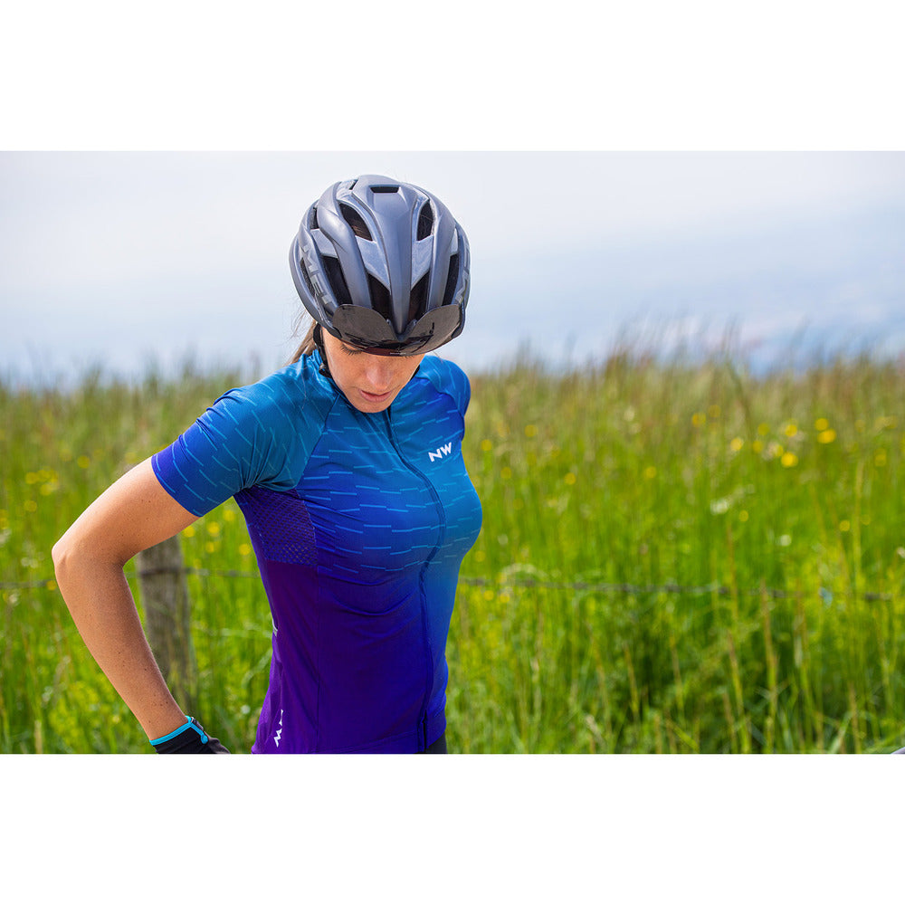 Northwave Blade Womens Cycling Jersey (Purple/Blue)